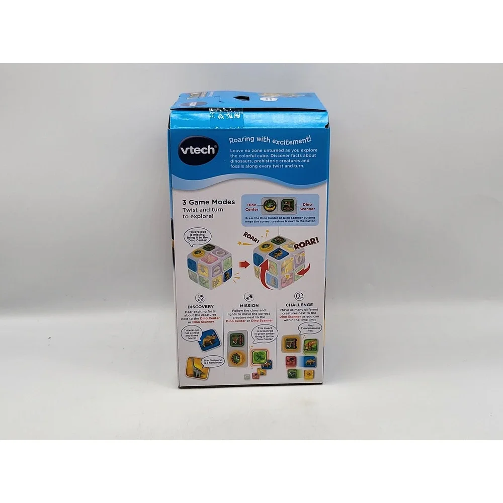 VTech Twist‎ Adventures Dino Discoveries Learning Cube Lights & Sounds Toy